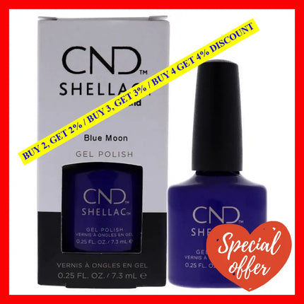 Shellac Nail Color - Blue Moon By Cnd For Women 0.25 Oz Polish