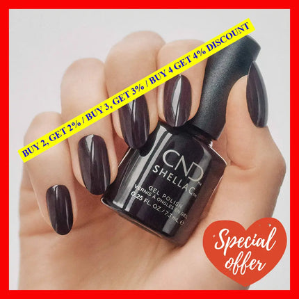 Shellac Nail Color - Fedora By Cnd For Women 0.25 Oz Polish
