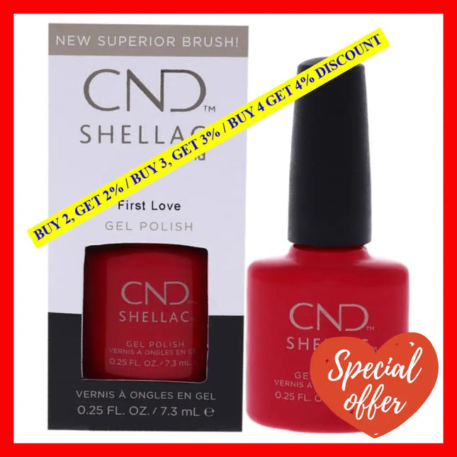 Shellac Nail Color - First Love By Cnd For Women 0.25 Oz Polish