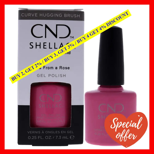 Shellac Nail Color - Kiss From A Rose By Cnd For Women 0.25 Oz Polish