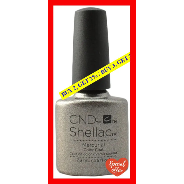 Shellac Nail Color - Mercurial By Cnd For Women 0.25 Oz Polish