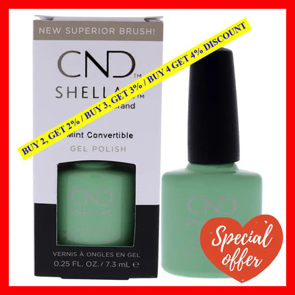 Shellac Nail Color - Mint Convertible By Cnd For Women 0.25 Oz Polish