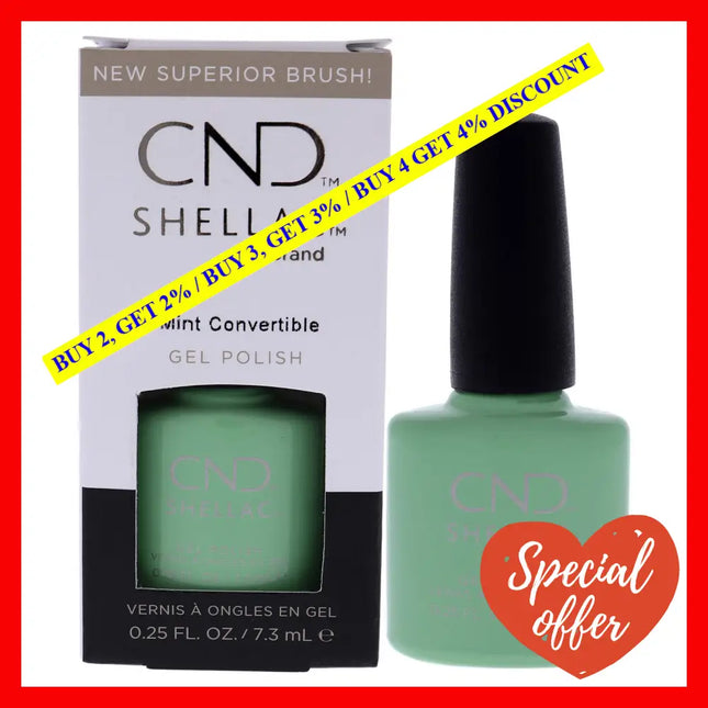 Shellac Nail Color - Mint Convertible By Cnd For Women 0.25 Oz Polish