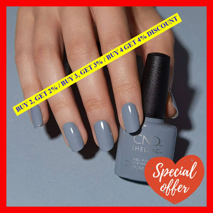 Shellac Nail Color - Mystic Slate By Cnd For Women 0.25 Oz Polish
