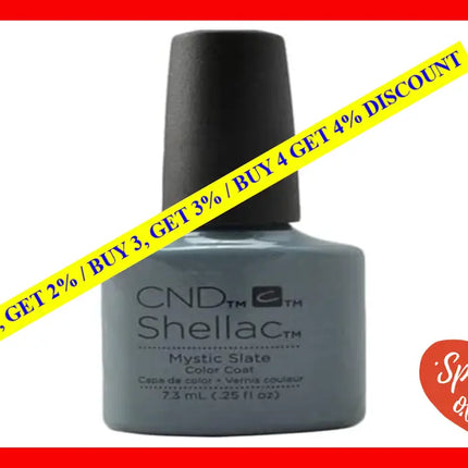 Shellac Nail Color - Mystic Slate By Cnd For Women 0.25 Oz Polish
