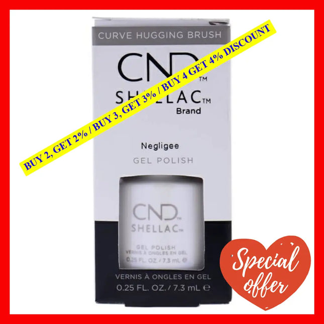 Shellac Nail Color - Negligee By Cnd For Women 0.25 Oz Polish