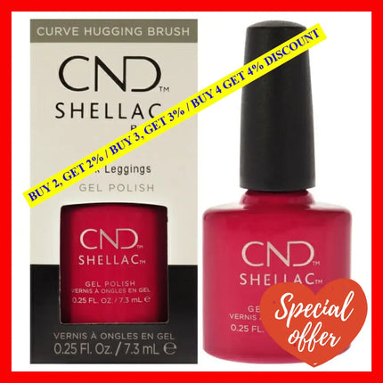 Shellac Nail Color - Pink Leggings By Cnd For Women 0.25 Oz Polish