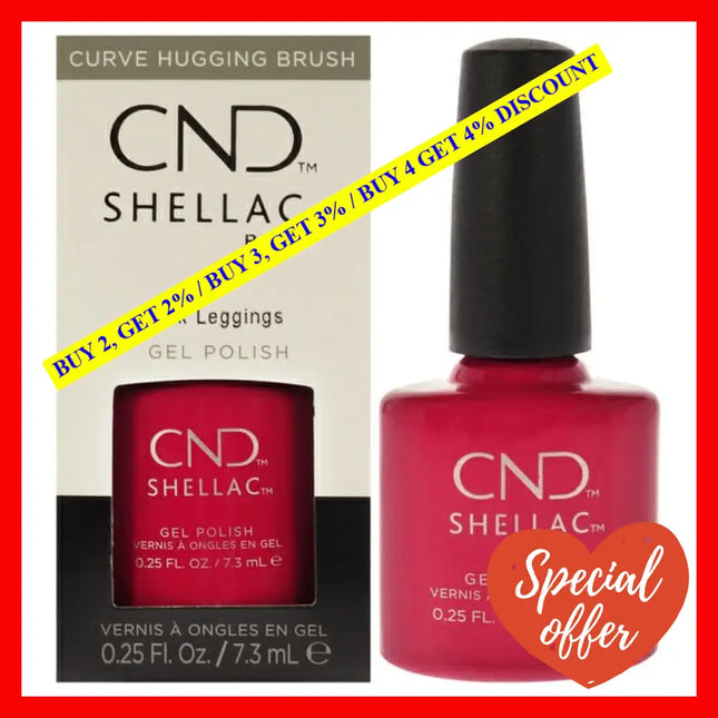 Shellac Nail Color - Pink Leggings By Cnd For Women 0.25 Oz Polish