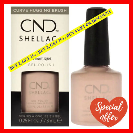 Shellac Nail Color - Romantique By Cnd For Women 0.25 Oz Polish