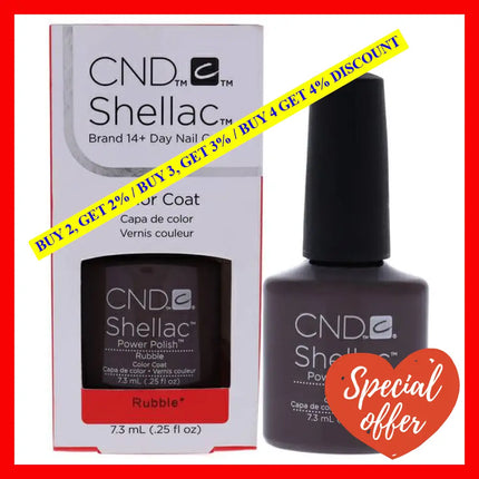 Shellac Nail Color - Rubble By Cnd For Women 0.25 Oz Polish