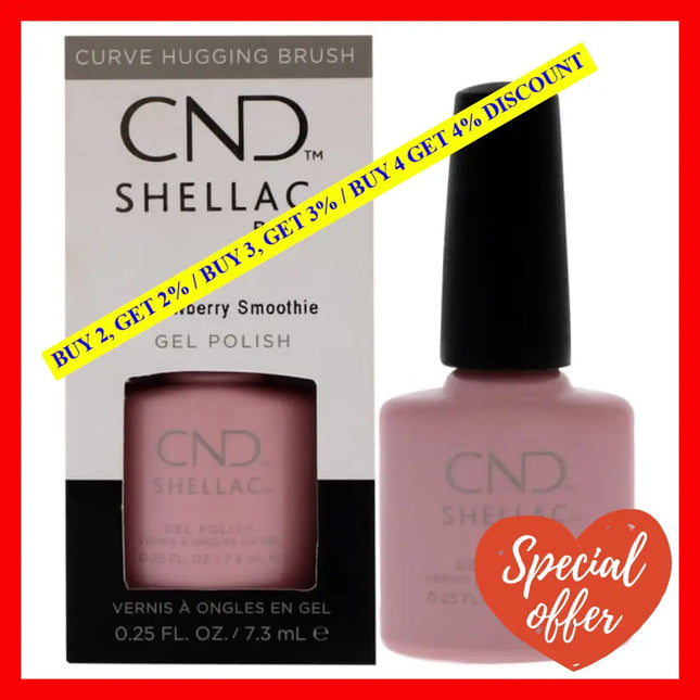 Shellac Nail Color - Strawberry Smoothie By Cnd For Women 0.25 Oz Polish