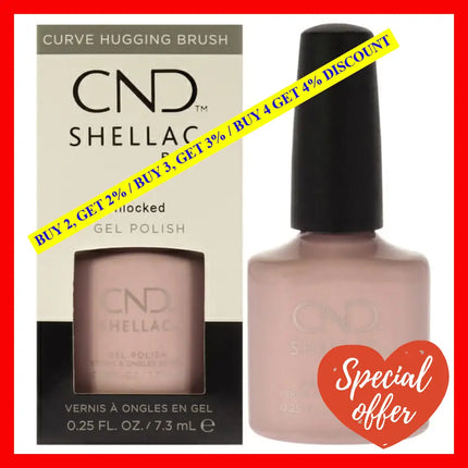 Shellac Nail Color - Unlocked By Cnd For Women 0.25 Oz Polish