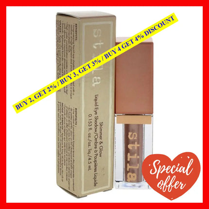 Shimmer And Glow Liquid Eye Shadow - Kitten By Stila For Women 0.153 Oz Eyeshadow