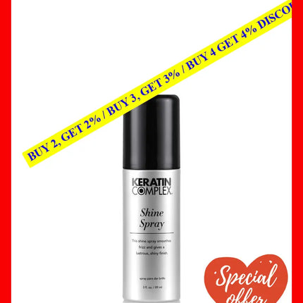 Shine Spray By Keratin Complex For Unisex - 3 Oz Hairspray