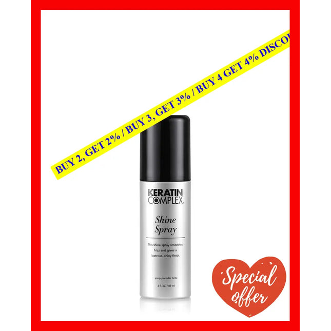 Shine Spray By Keratin Complex For Unisex - 3 Oz Hairspray