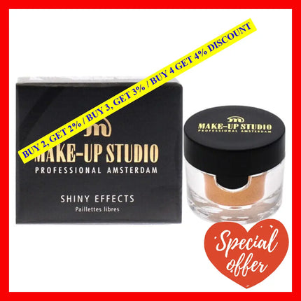Shiny Effects - Gold Peach By Make-Up Studio For Women 0.14 Oz Eye Shadow