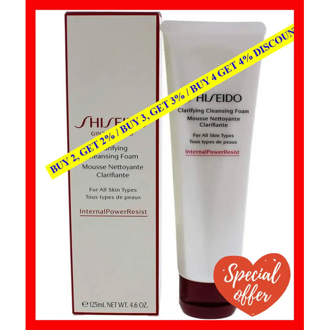 Shiseido Defend Beauty Clarifying Cleansing Foam 125 Ml For All Skin (768614145295)