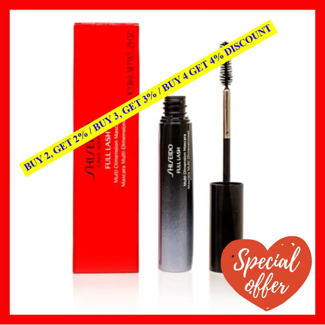 Shiseido Full Lash Mascara Black (Bk901) 0.29 Oz. / 8 Ml.