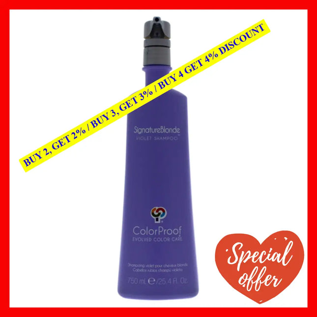 Signature Blonde Violet Shampoo By Colorproof For Unisex - 25.3 Oz