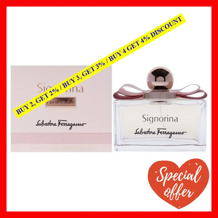 Signorina By Salvatore Ferragamo For Women - 3.4 Oz Edp Spray