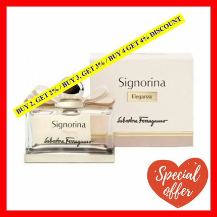 Signorina Eleganza By Salvatore Ferragamo For Women - 3.4 Oz Edp Spray