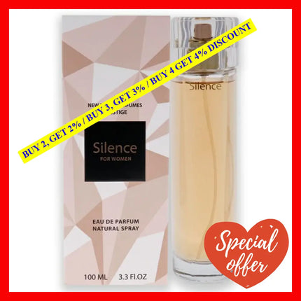 Silence By New Brand For Women - 3.3 Oz Edp Spray