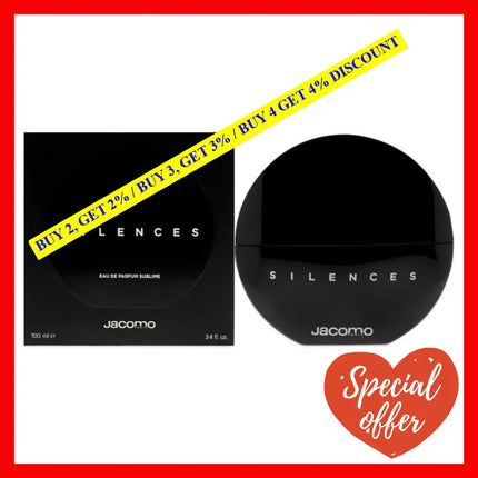Silences By Jacomo For Women - 3.4 Oz Edp Spray