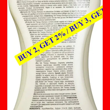 Silk Therapy Shampoo By Biosilk For Unisex - 34 Oz