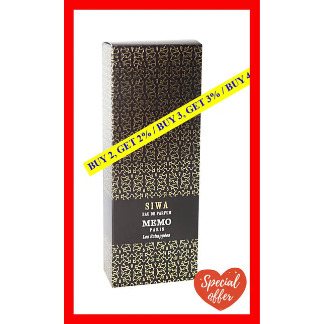Siwa By Memo Paris For Unisex - 2.53 Oz Edp Spray