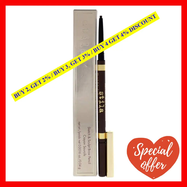 Sketch And Sculpt Brow Pencil - Dark By Stila For Women 0.0016 Oz Eyebrow