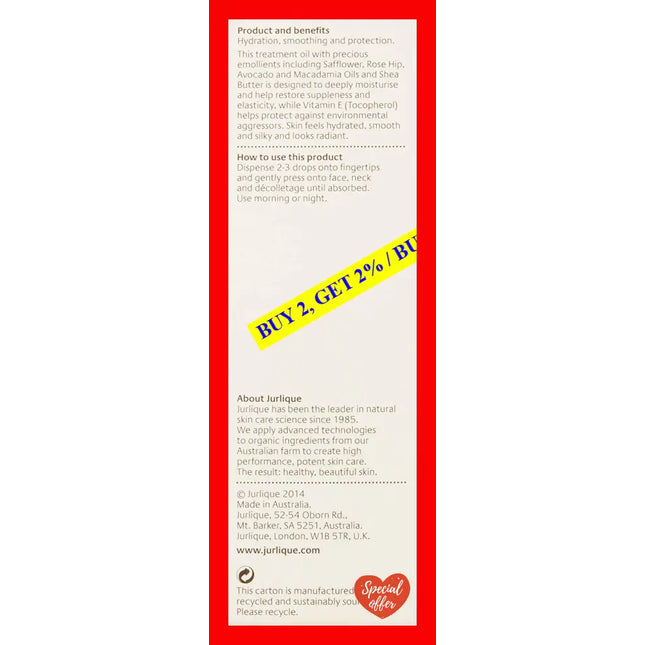 Skin Balancing Face Oil By Jurlique For Women - 1.6 Oz