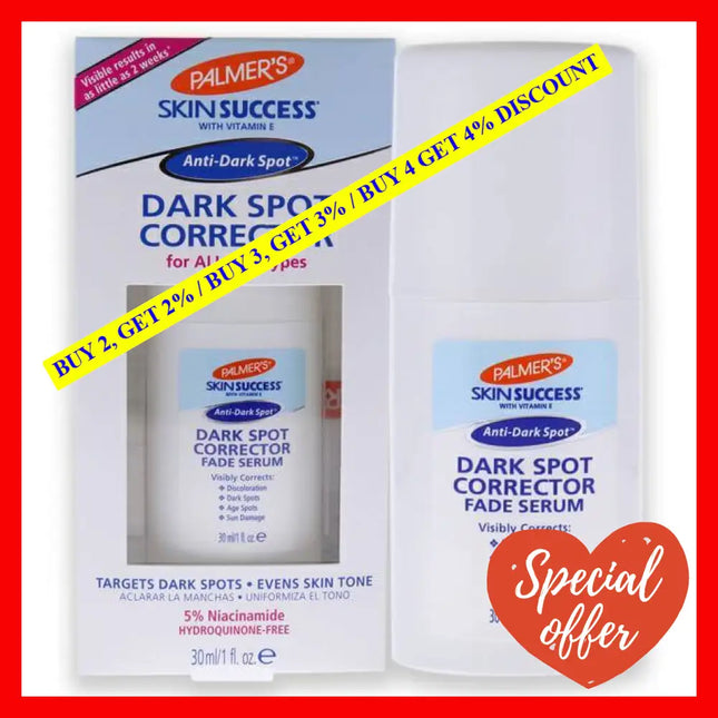 Skin Success Anti-Dark Spot Corrector Fade Serum By Palmers For Unisex - 1 Oz