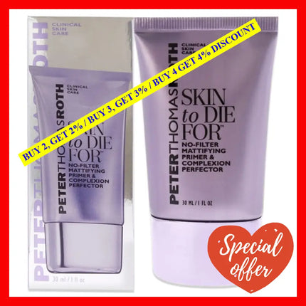 Skin To Die For No-Filter Mattifying Primer And Complexion Perfector By Peter Thomas Roth For Women
