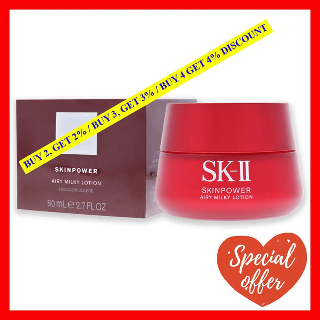 Skinpower Airy Milky Lotion By Sk-Ii For Unisex - 2.7 Oz Moisturizer