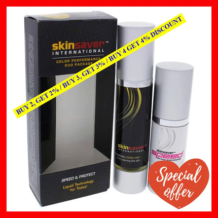Skinsaver Kit By For Unisex - 2 Pc 1.7Oz Immediately Blocks Color Oil 1Oz Speed Hair And Bleach