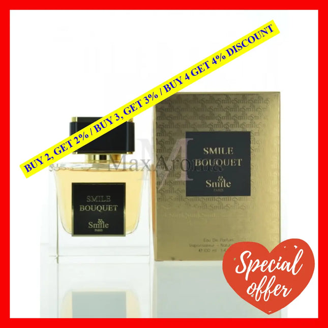 Smile Paris Bouquet Perfume For Women Eau De Parfum Ml Spray 3.4 Oz / 100