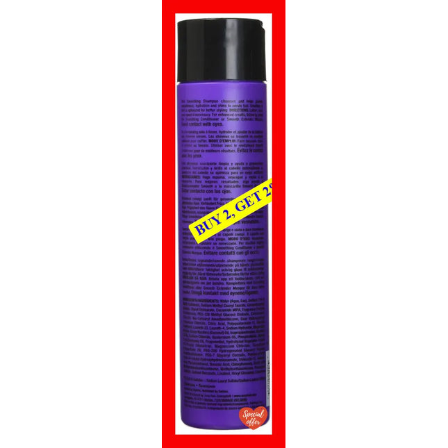 Smooth Sexy Hair Sulfate-Free Smoothing Shampoo By For Unisex - 10.1 Oz