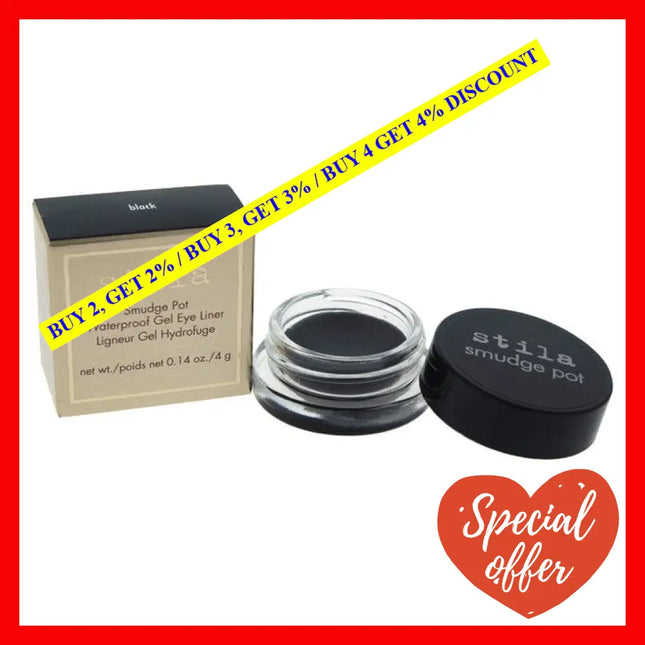 Smudge Pots Waterproof Gel Eye Liner - Black By Stila For Women 0.14 Oz Eyeliner