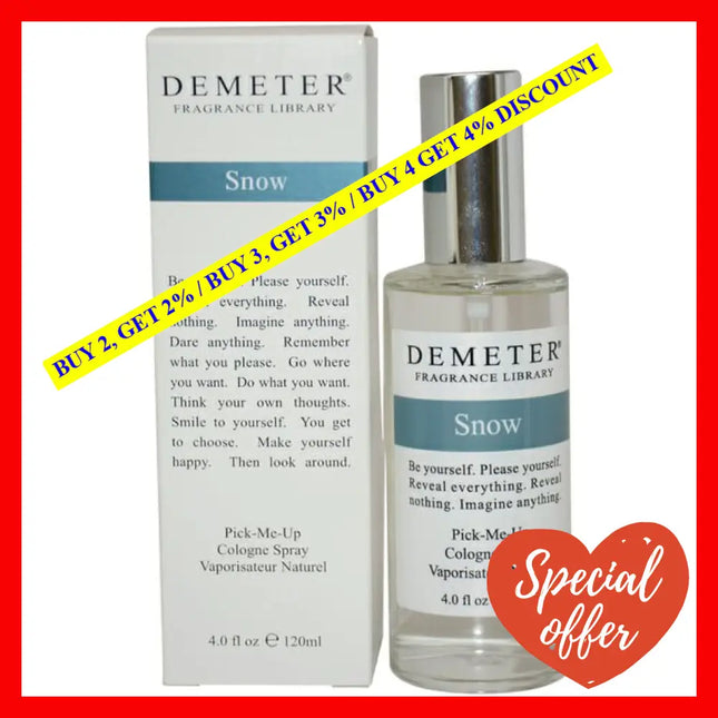 Snow By Demeter For Women - 4 Oz Cologne Spray