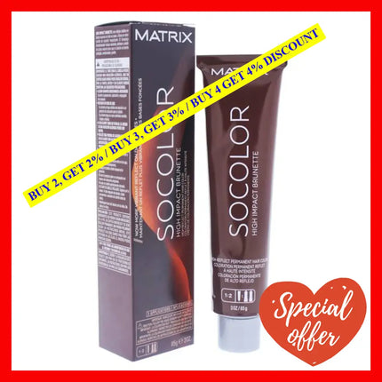 Socolor High Impact Brunette Color - Gg33 Gold By Matrix For Unisex 3 Oz Hair