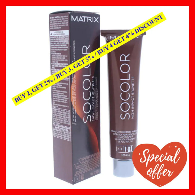Socolor High Impact Brunette Color - Jn7 Jade Neutral By Matrix For Unisex 3 Oz Hair
