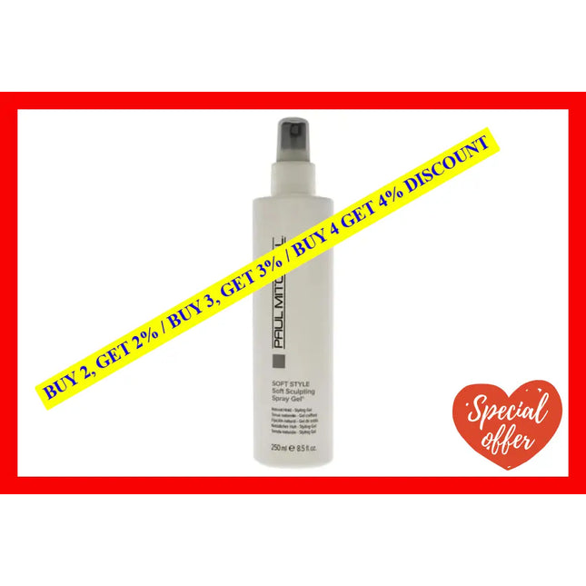 Soft Sculpting Spray Gel By Paul Mitchell For Unisex - 8.5 Oz
