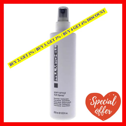 Soft Spray By Paul Mitchell For Unisex - 8.5 Oz Hair