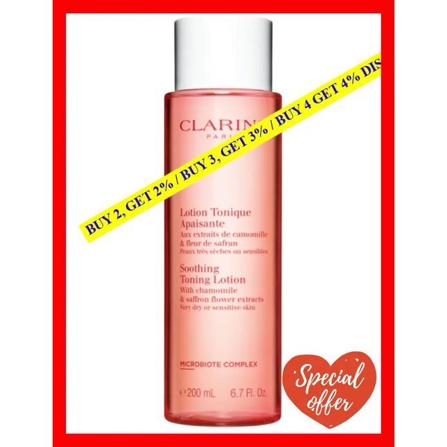 Soothing Toning Lotion By Clarins For Unisex - 6.7 Oz