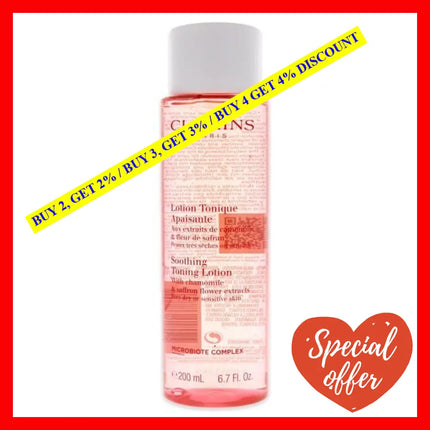 Soothing Toning Lotion By Clarins For Unisex - 6.7 Oz