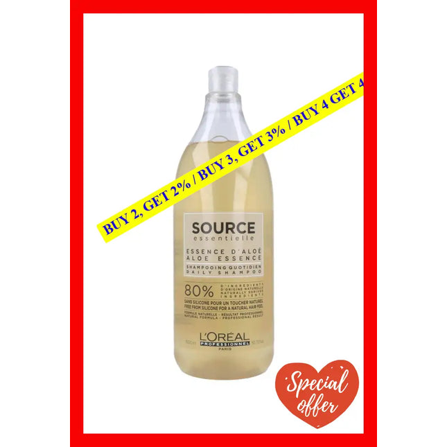 Source Essentielle Daily Shampoo By Loreal Professional For Unisex - 50.73 Oz