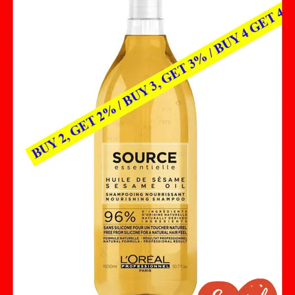 Source Essentielle Nourishing Shampoo By Loreal Professional For Unisex - 50.73 Oz