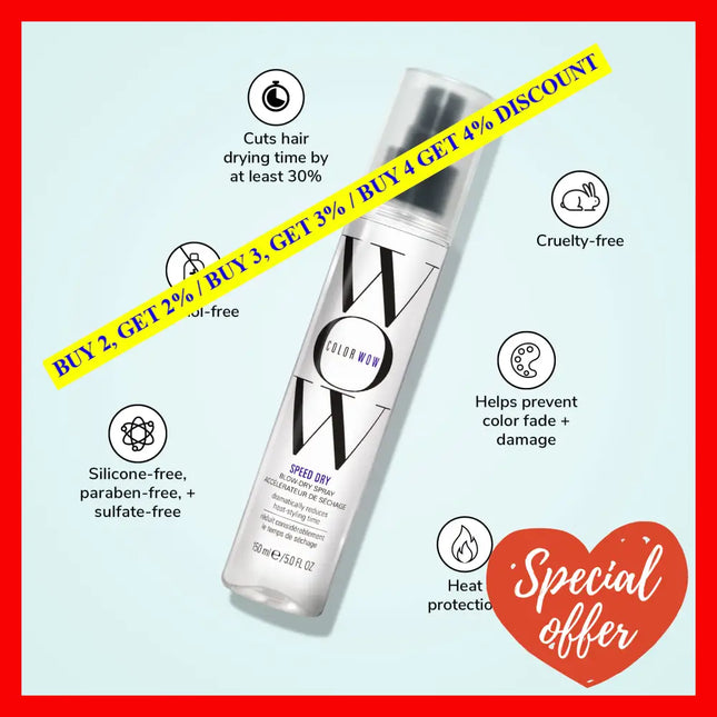 Speed Dry Blow Spray By Color Wow For Unisex - 5 Oz Hairspray