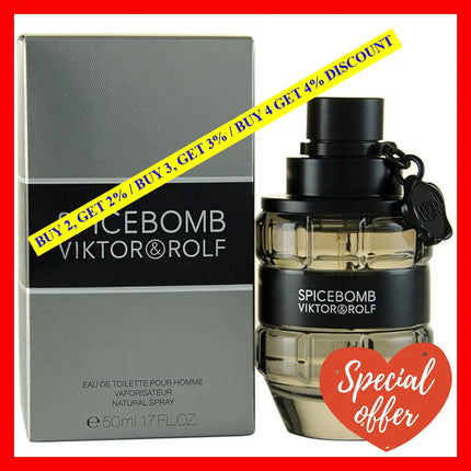 Spicebomb By Viktor And Rolf For Men - 1.7 Oz Edt Spray