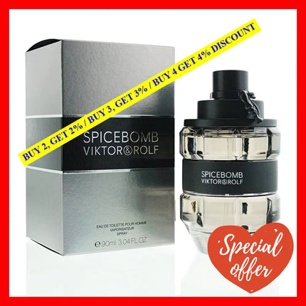 Spicebomb By Viktor And Rolf For Men - 3.04 Oz Edt Spray